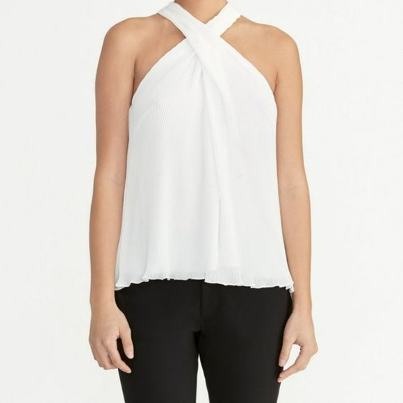 NWT- Rachel Roy Collection Contemporary Pleated Halter top - Picture 2 of 9